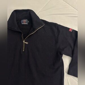 DEVOLD Blaatroie Wool Sweater Quarter Zip